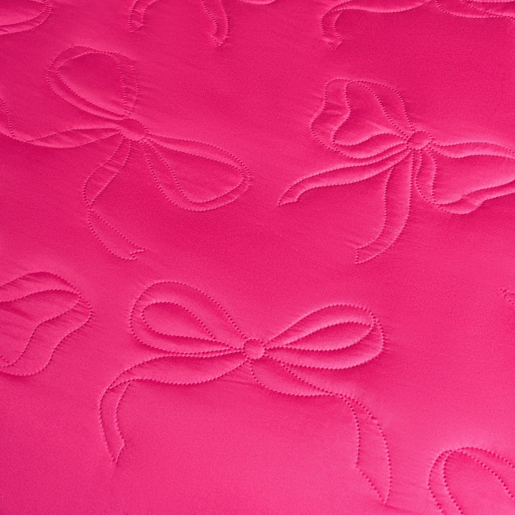Bows Quilted Duvet Set - Hot Pink 🇬🇧