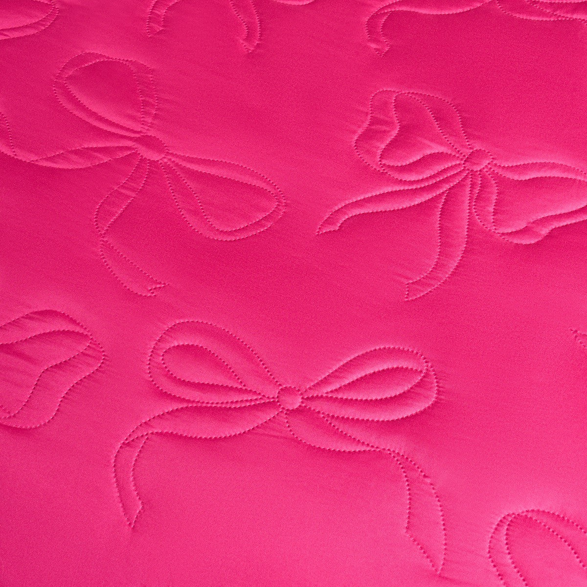 Bows Quilted Duvet Set - Hot Pink 🇬🇧