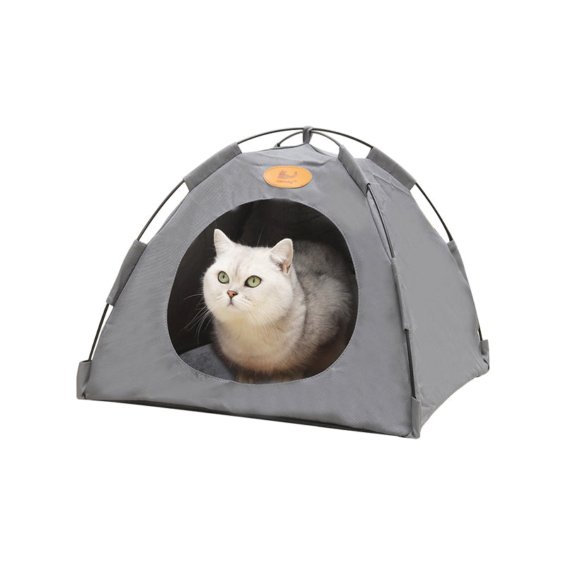 Pet Tent Cat Puppy Play Tent House with Warm Soft Bed Pad 🇬🇧