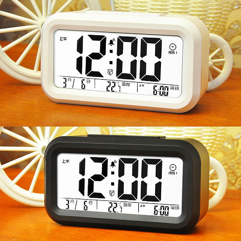 5.3 Inch Smart Simple Silent LED Digital Alarm Clock w/ Date Temp Display 🇬🇧