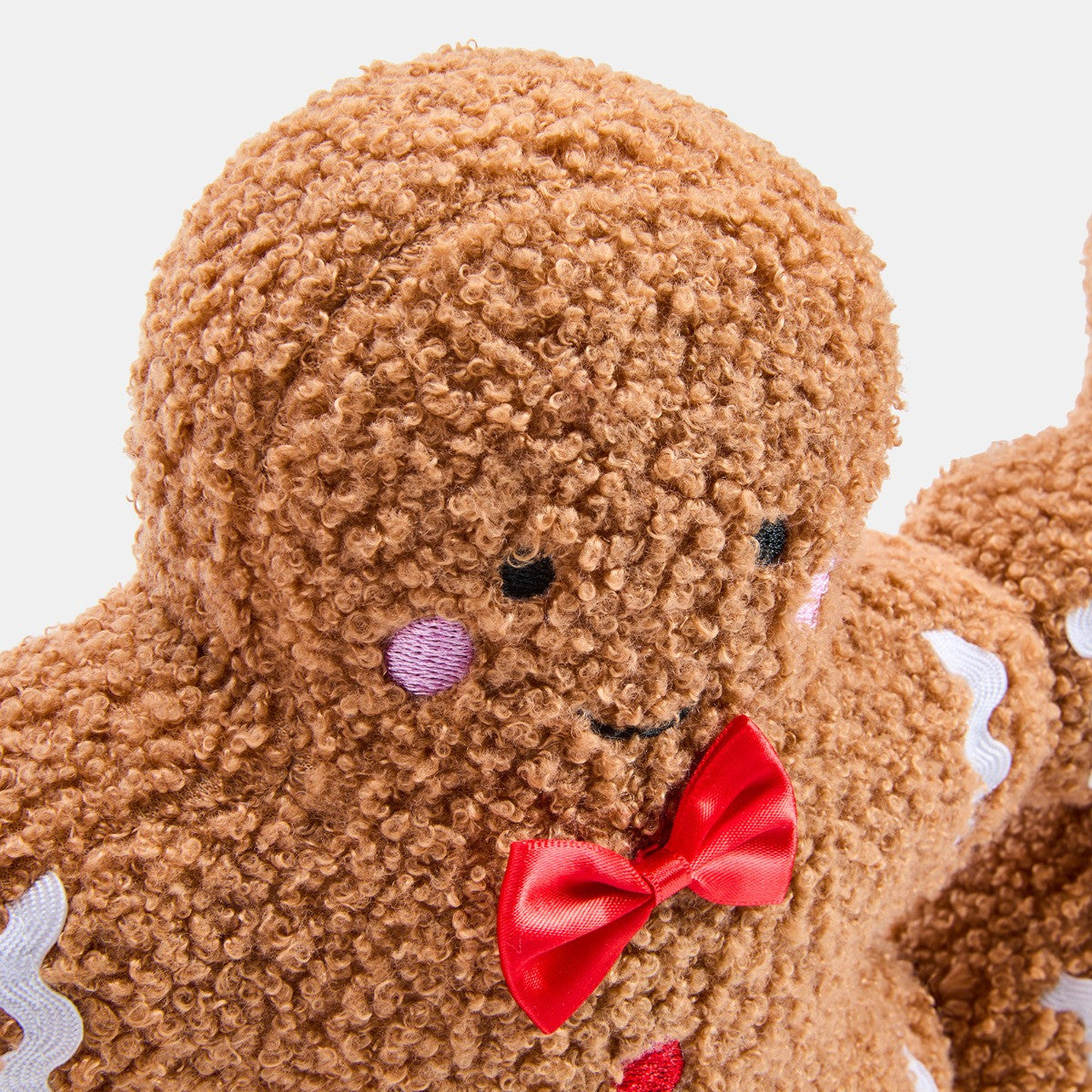 Gingerbread Man Shaped Draught Excluder - Brown 🇬🇧