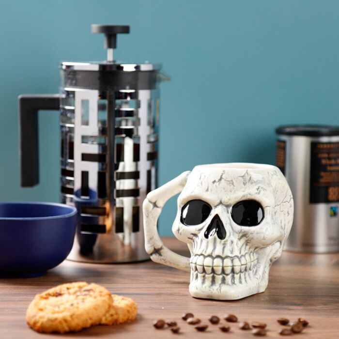 Ancient Skull Head Ceramic Shaped Mug 🇬🇧