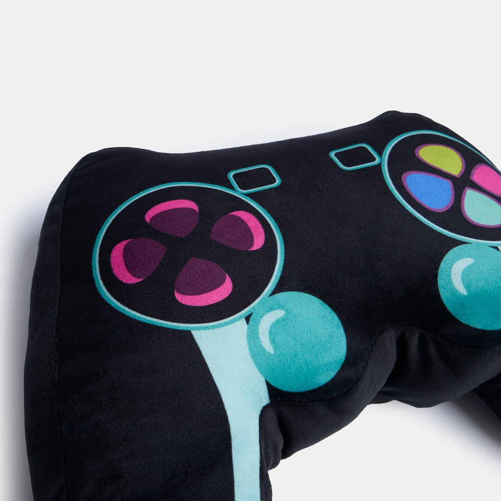 Console Remote Shaped Gamer Cushion - Black 🇬🇧