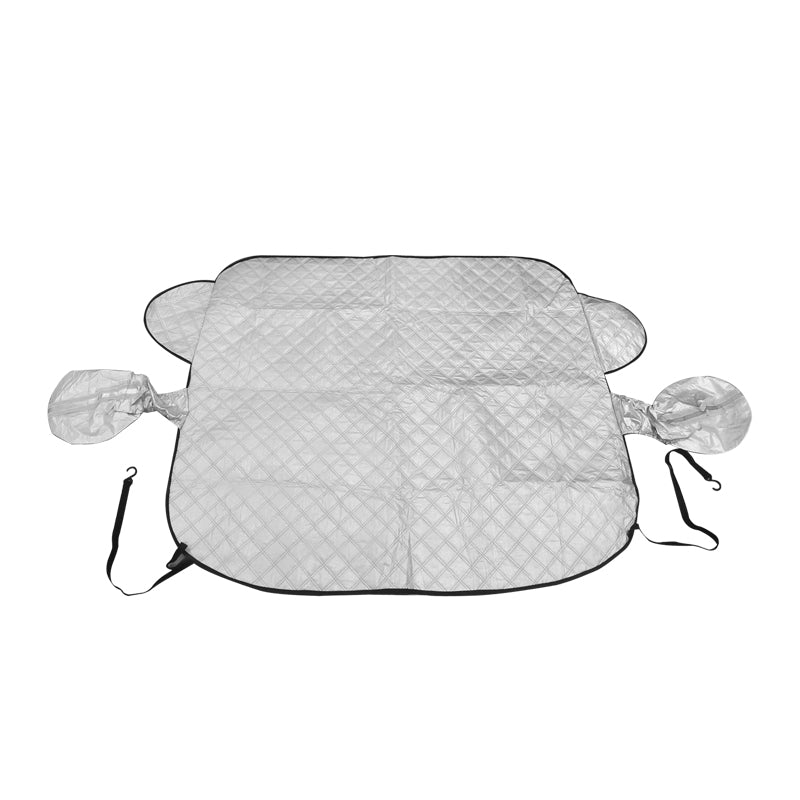 Car Windshield Snow Cover Winter Windscreen Covers Windproof Frost and Ice Removal for SUV Truck Sedan Van 65" x 49.6" 🇬🇧