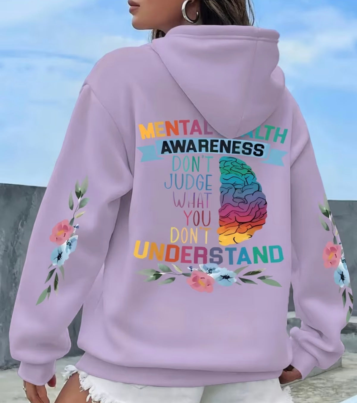Understand Hoodie - Flowers 🇬🇧