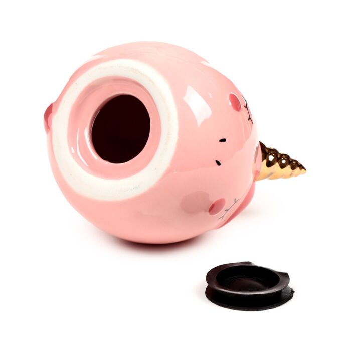 Ceramic Money Box - Enchanted Rainbows Unicorn Pink 🇬🇧