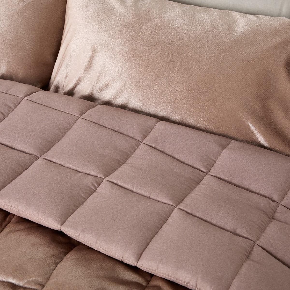 Lustre Velvet Coverless 7.5 Tog Duvet Set - Natural 🇬🇧