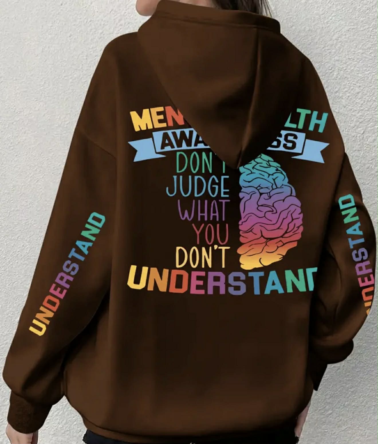 Plus Size "Understand"  hoodie 🇬🇧