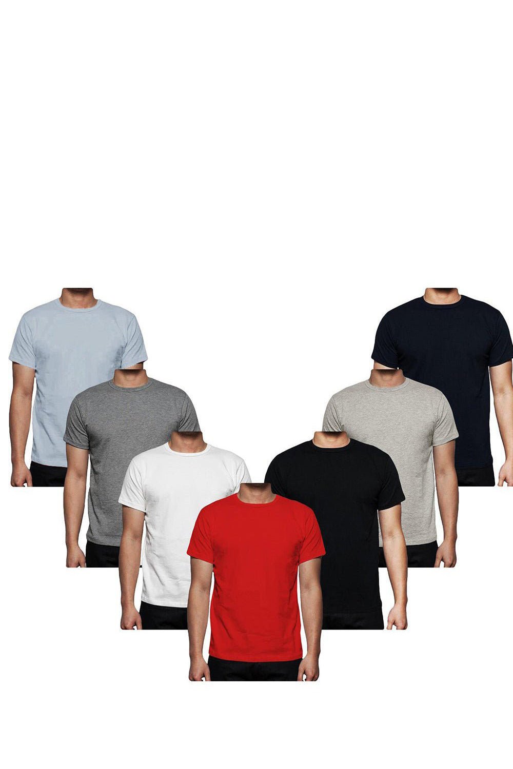 4 Pack Mens Tipping Plain Pique Polo Collar Shirt - Set 4 🇬🇧