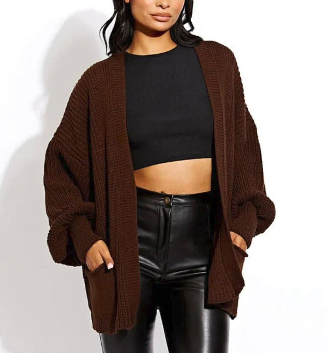 SHORT BALLOON SLEEVE CARDIGAN 🇬🇧