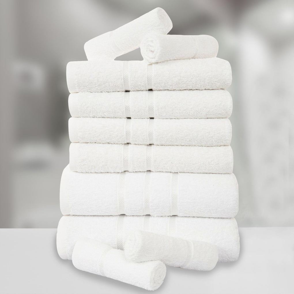 10 Piece Absorbent Cotton Towel Set 🇬🇧