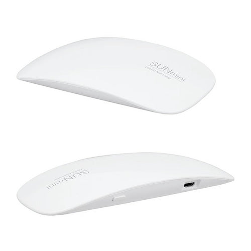 6W Portable Mini USB UV LED 45s/60s Timer Nail Lamp Dryer Nail Lamp Machine - White 🇬🇧