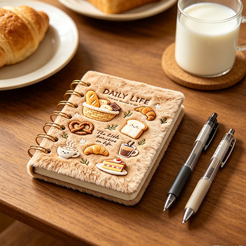 Coffee Style Compact Notebook Spiral Bound Lightweight Writing Notebook Composition Book for Students Kids Random Colours 🇬🇧