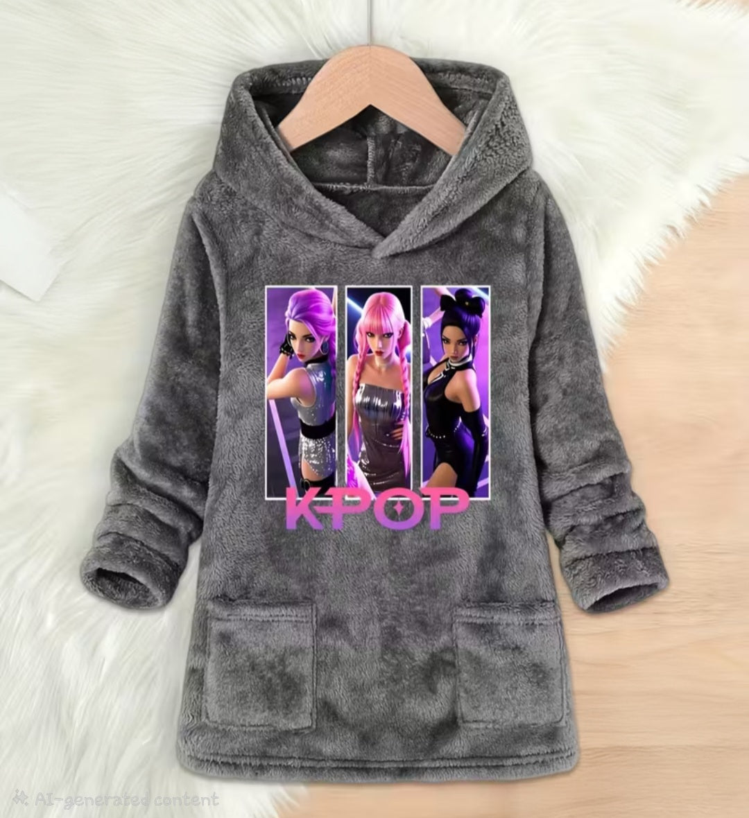 Plush Hooded Sweatshirt 🇨🇳