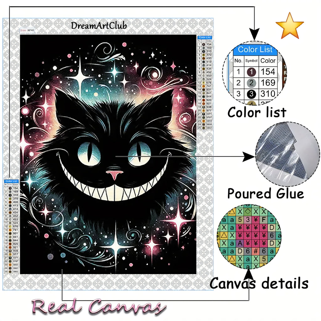 5D Diamond Art Kit -Cheshire Cat 🇨🇳