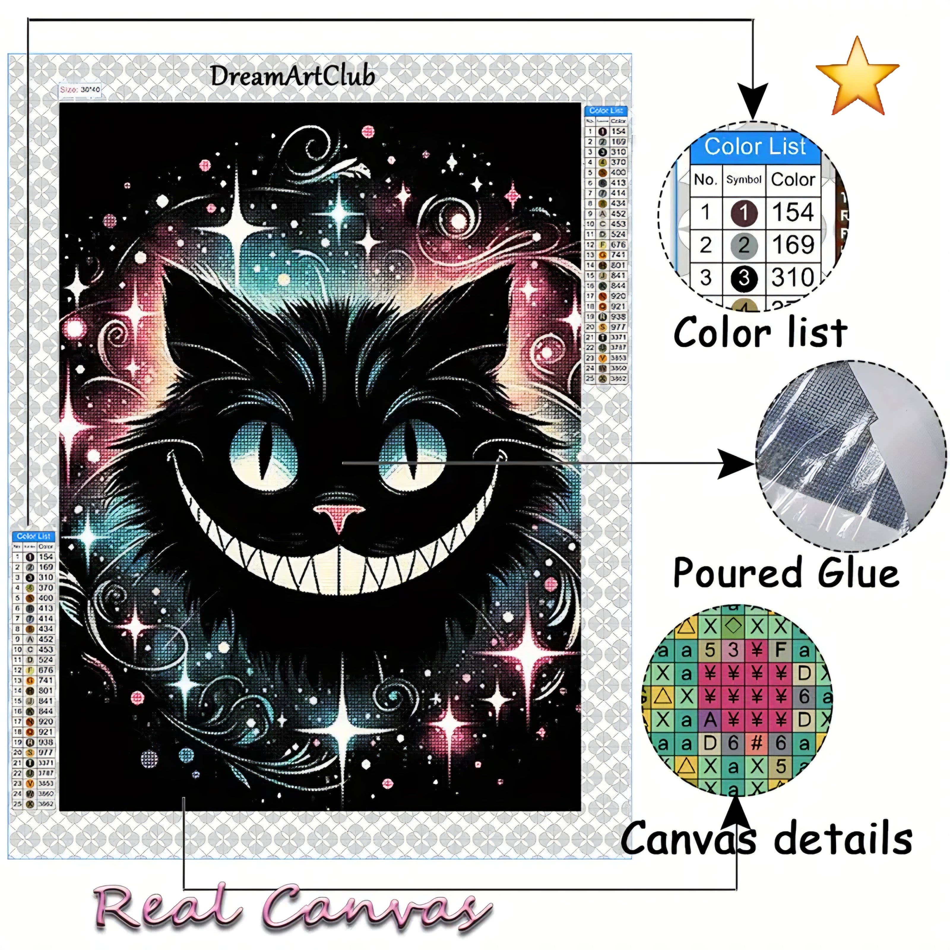 5D Diamond Art Kit -Cheshire Cat 🇨🇳