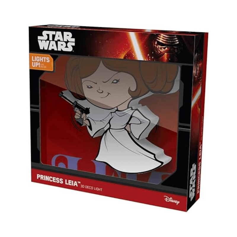 Star Wars Princess Leia 3D Deco LED Wall Light 🇬🇧