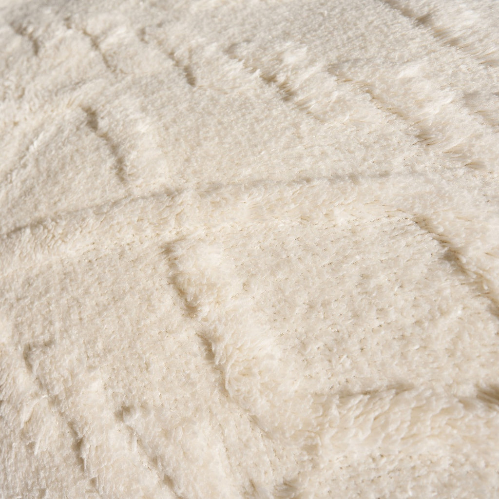 Cable Knit Bolster Pillow - Cream 🇬🇧