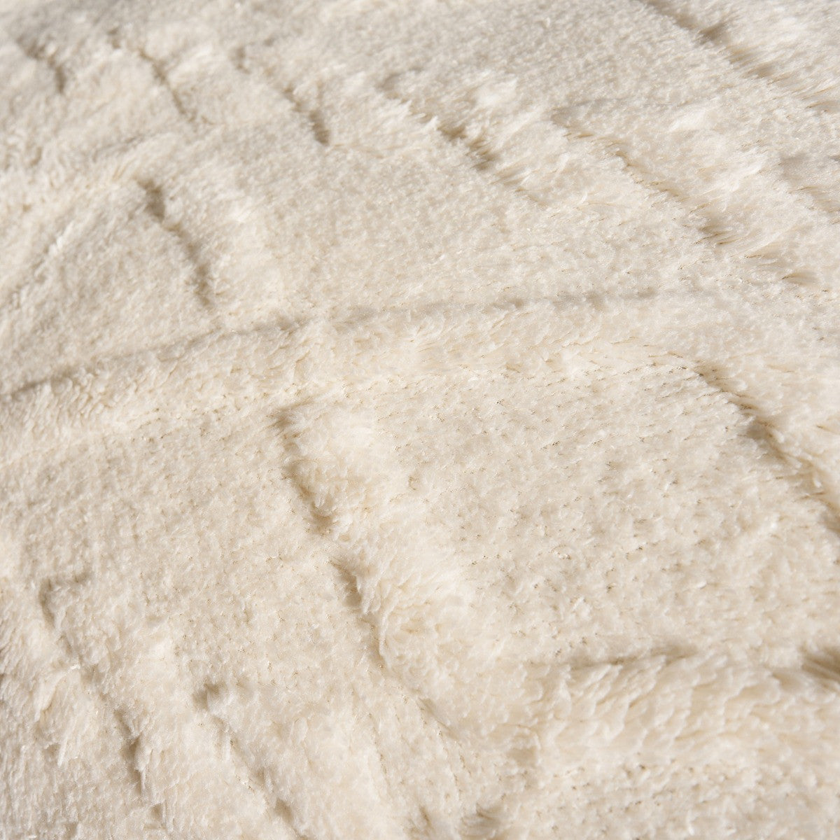 Cable Knit Bolster Pillow - Cream 🇬🇧