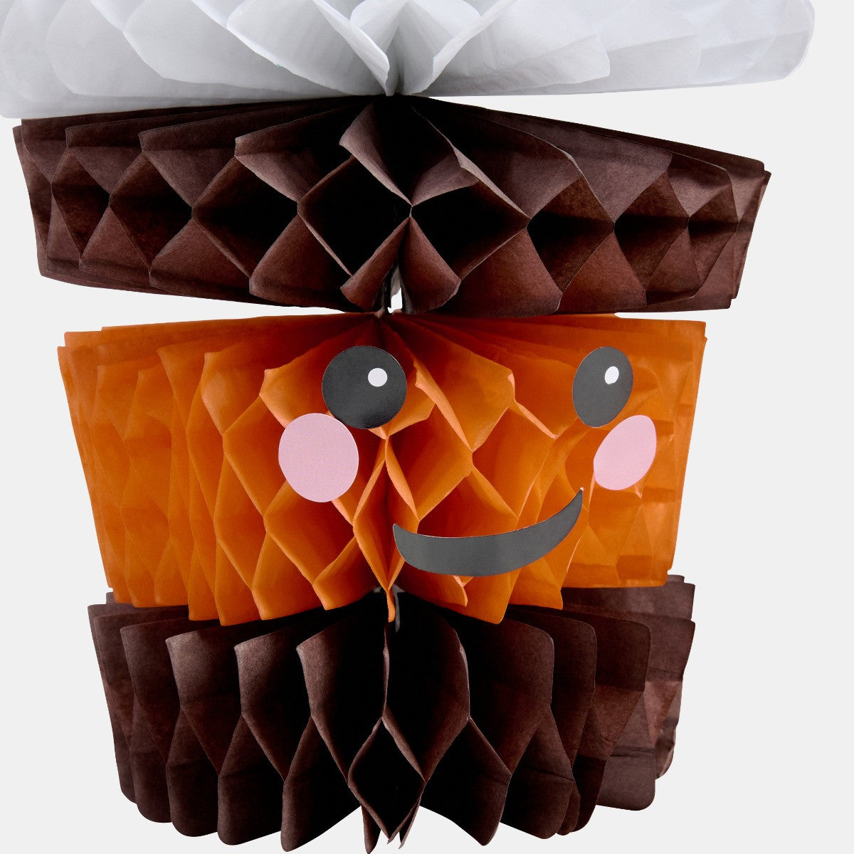 4 Pack Pumpkin Latte Tree Decorations - Brown 🇬🇧