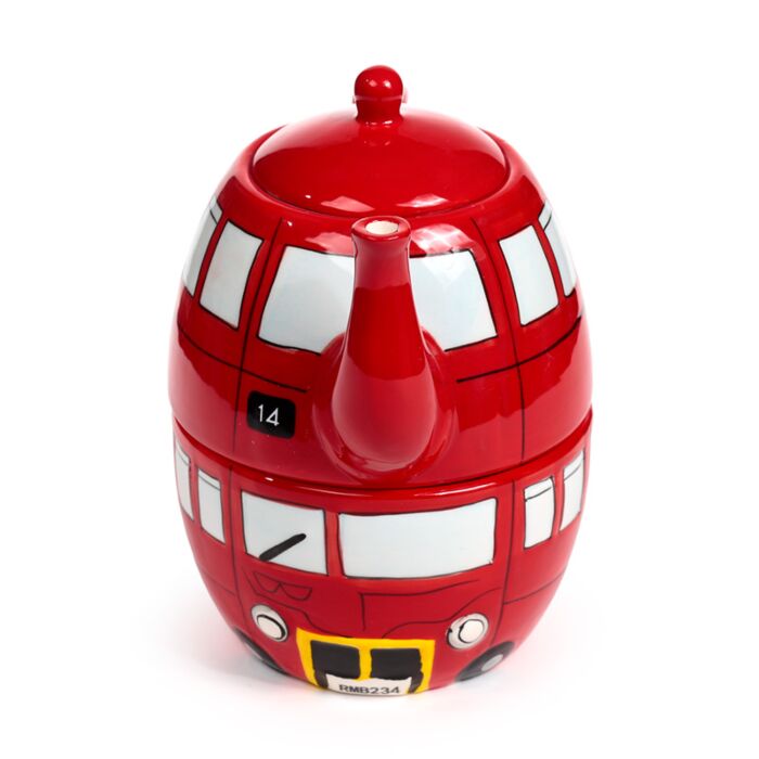 Routemaster Bus Ceramic Teapot & Cup Set for 1 🇬🇧