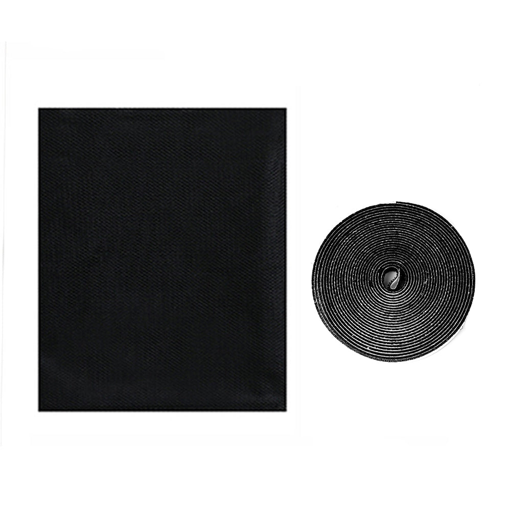 Black Window Screen Mesh Net Bug Mosquito Fly Insect Moth Door Netting 🇬🇧