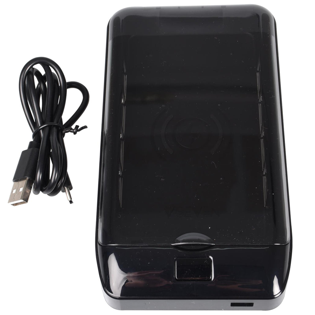 UV Phone Sanitiser Box with 10W Wireless Charger - Black 🇬🇧