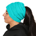 Womens Ponytail Beanie Hat 🇬🇧