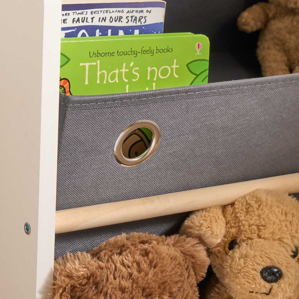 Kids 2 Tier Storage Unit & Organiser - White/Grey 🇬🇧