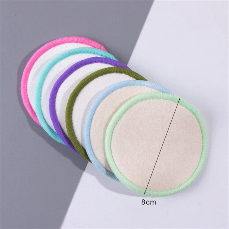 20 x Make up Remover Pads Microfiber Cleaner Puff Reusable Face Cleansing Cloth 🇬🇧
