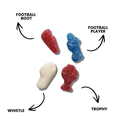 Candycrave Vegan Fizzy Football Mix 2kg 🇬🇧