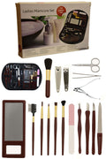Women’s Manicure Set – Professional Nail Care Kit with Clippers, Scissors, Files, Brushes & Tools in Portable Travel Case 🇬🇧
