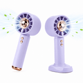 1200mAh Turbo Fan with Phone Holder Base Rechargeable Personal Fan Mini Handheld Fan Pocket Fans 🇬🇧