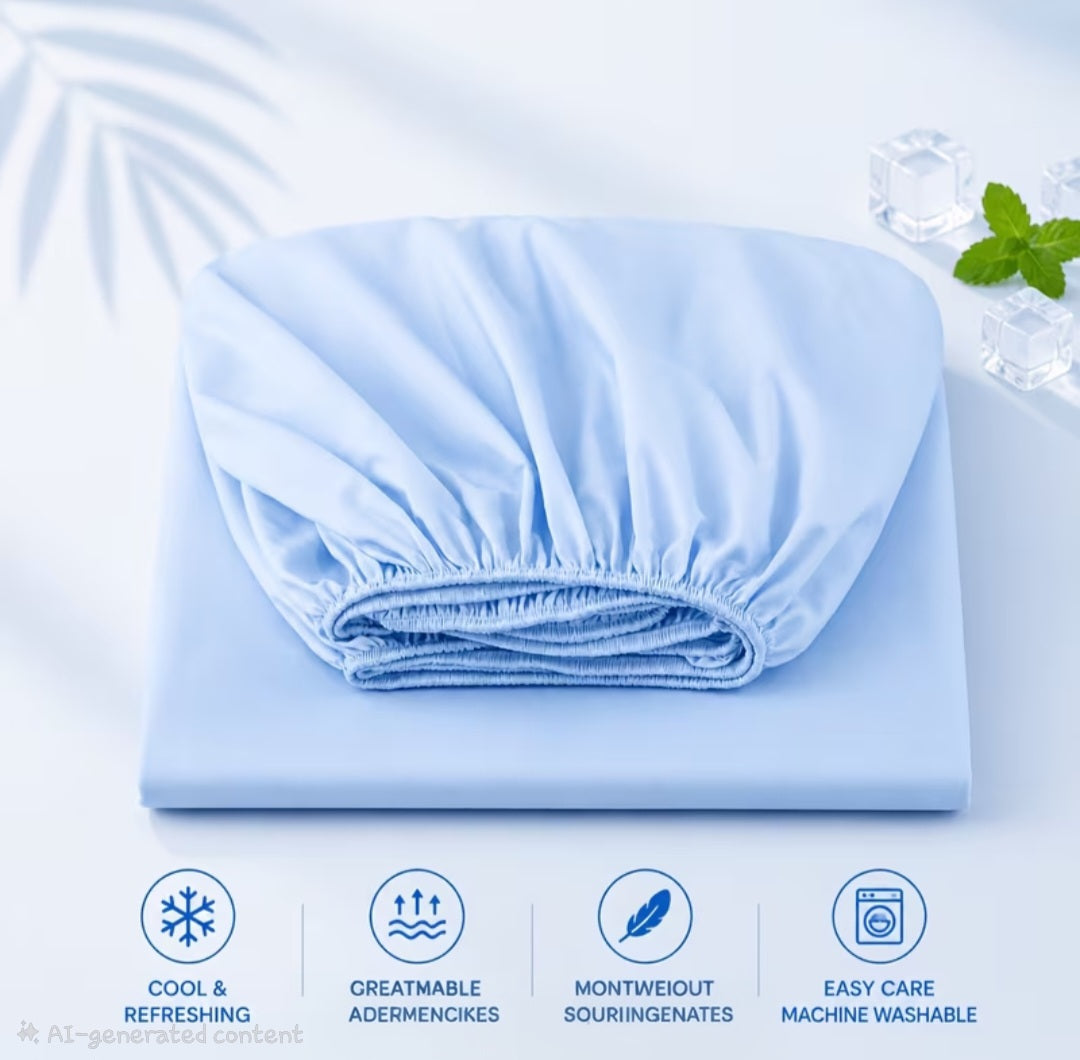 Summer Cooling Fitted Sheet  🇬🇧