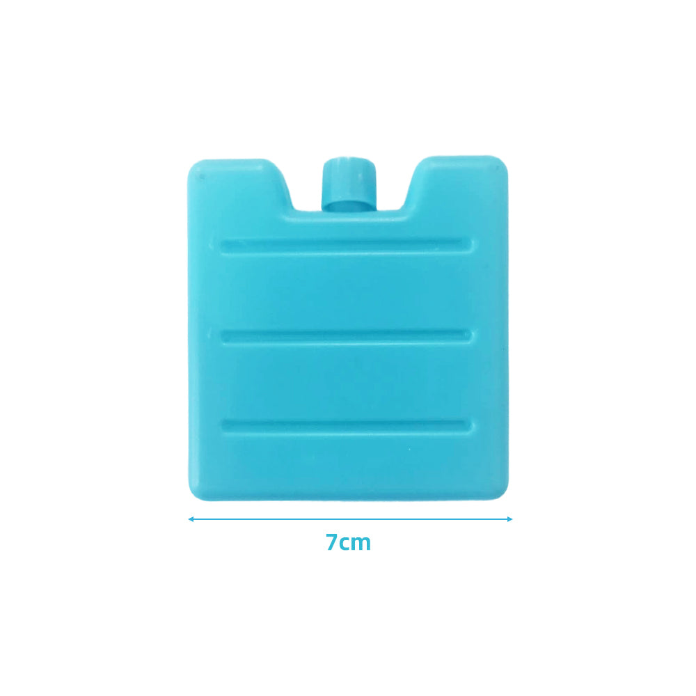 3PCS Mini Ice Bricks Set Freezer Blocks Reusable Freezer Cooler Bag for Lunch Box Travel Picnic Outdoor Activities Blue 🇬🇧