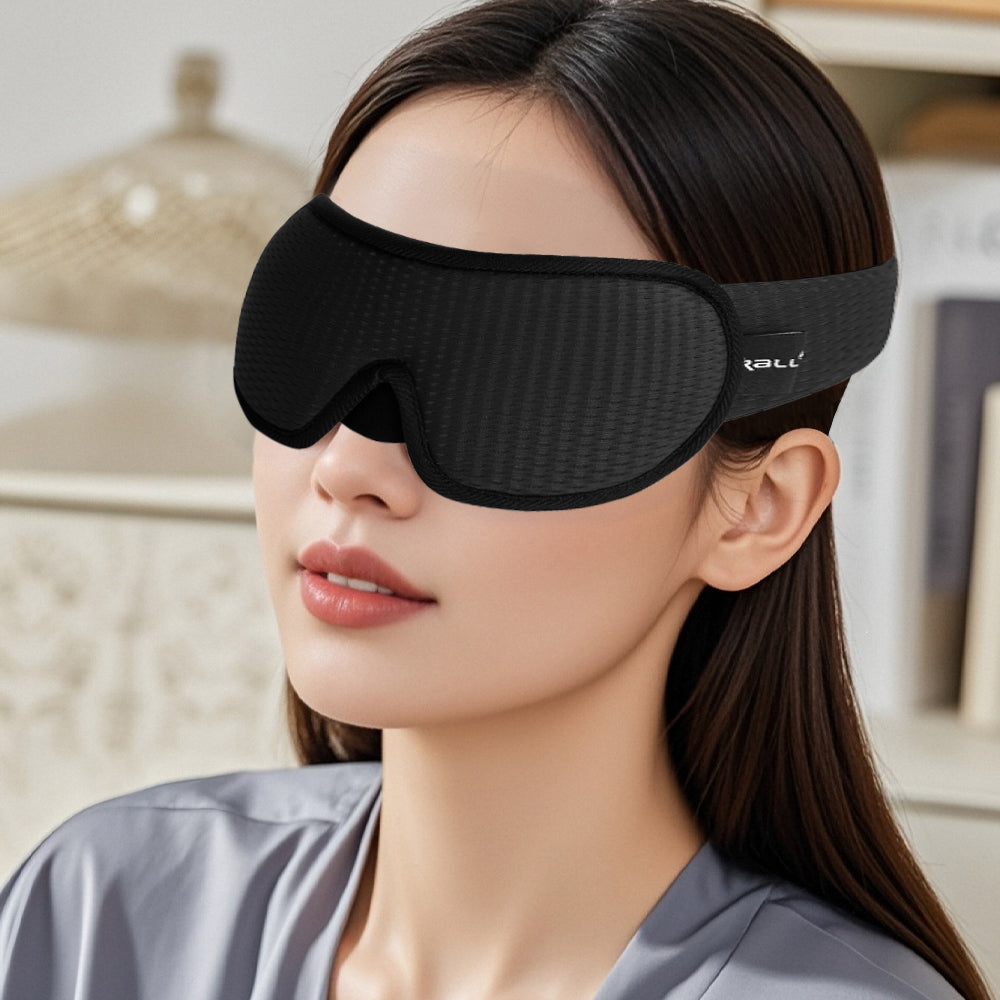 3D Sleeping Eye Mask Blocking Light Breathable Soft Padded Mask Cover Eyepatch 🇬🇧