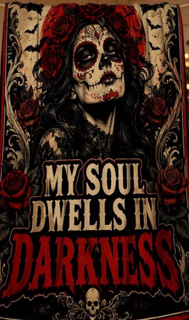 My Soul Dwells In Darkness Throw 🇬🇧