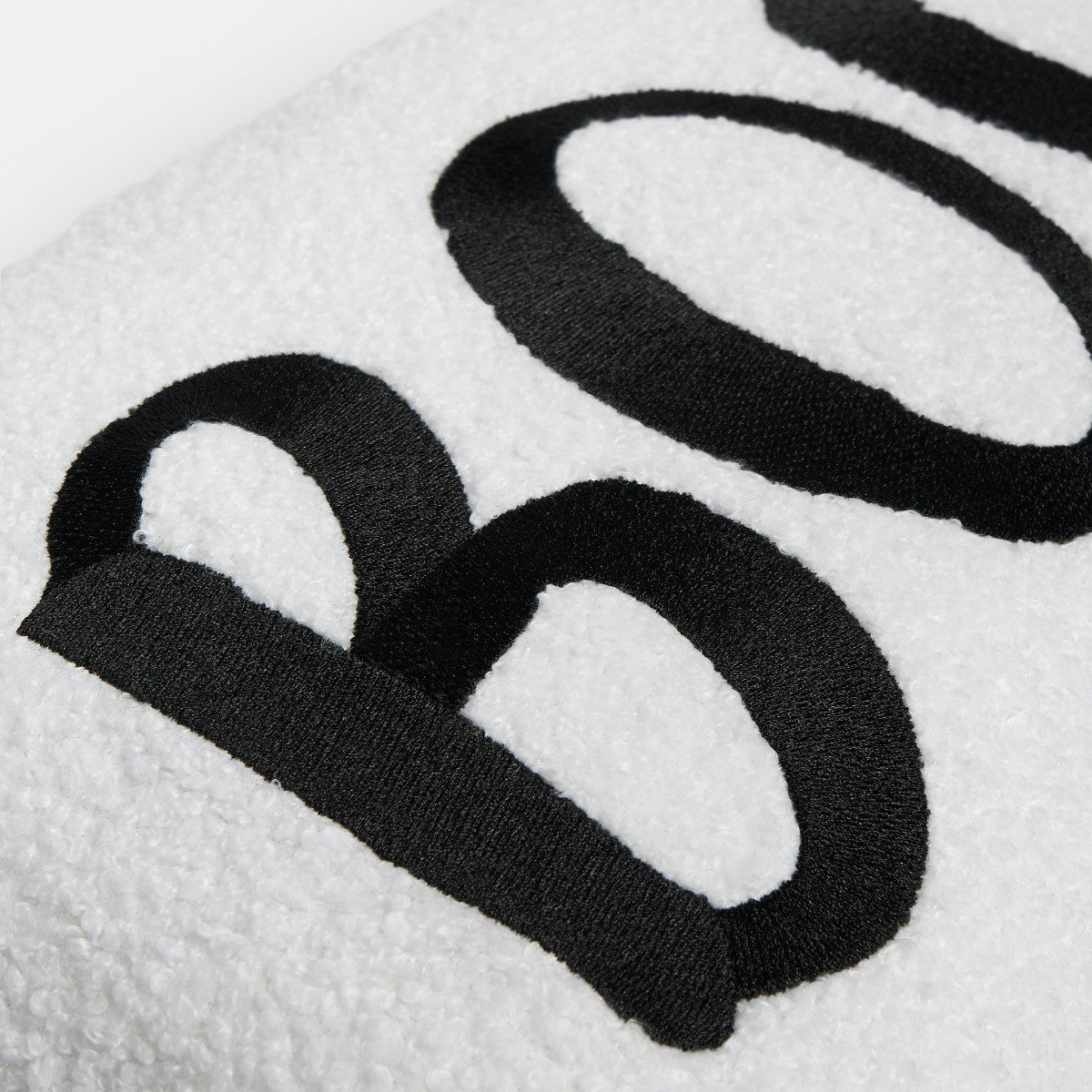 Boucle "BOO" Cushion - Monochrome 🇬🇧