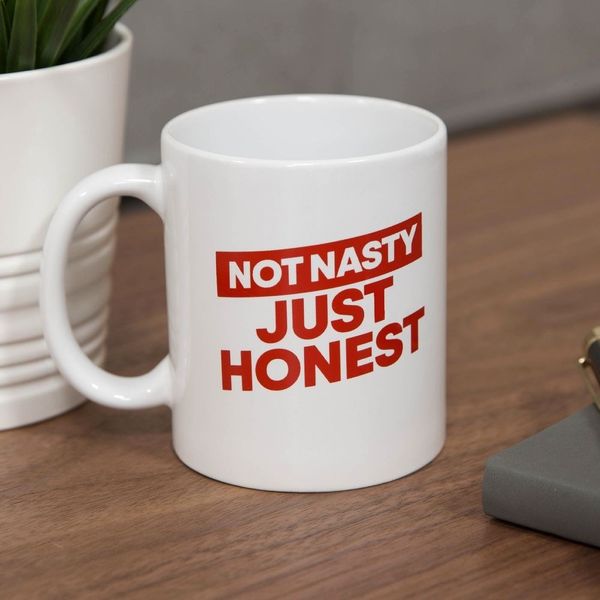 Ministry of humour mug - Not Nasty, Just Honest 🇬🇧