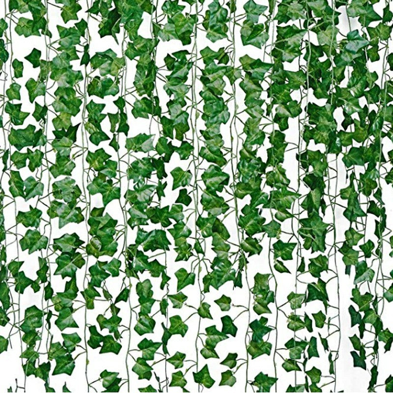 Parthenocissus Leaves Artificial Hanging Plants Faux Greenery Vines Fake Garland 🇬🇧