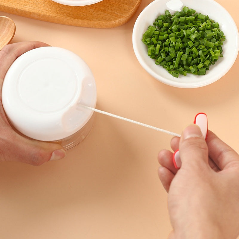 Manual Food Chopper Pull String Vegetable Chopper Mini Food Processor for Garlic Onion Vegetables Random Colors 🇬🇧