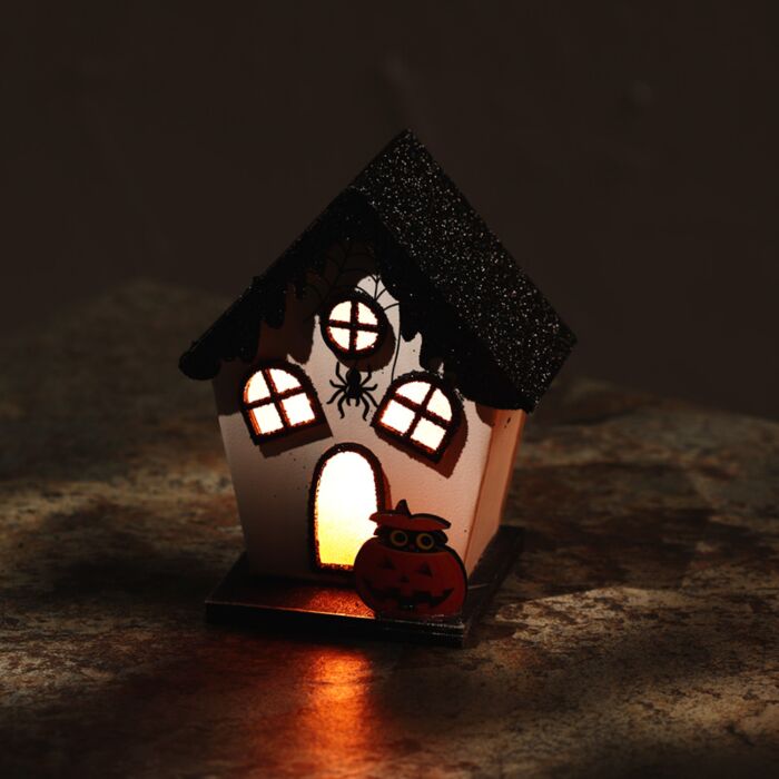 LED Decoration - Halloween Spooky Spider House 🇬🇧