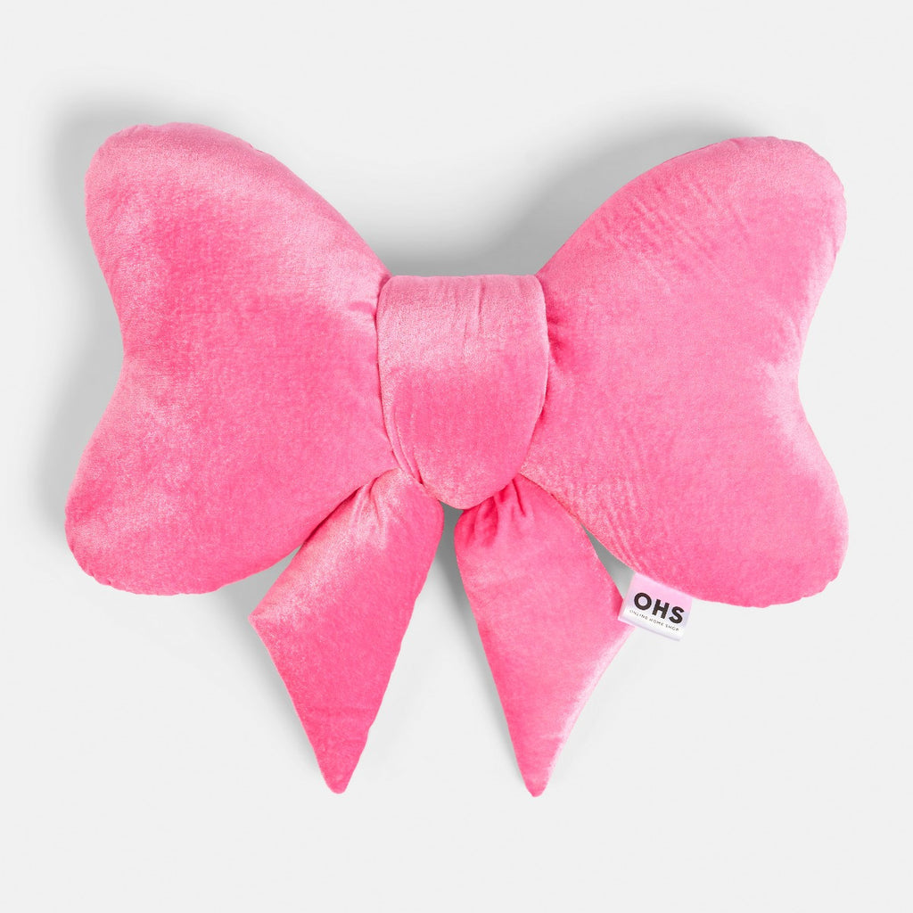 Velvet Bow Shaped Cushion.🇬🇧