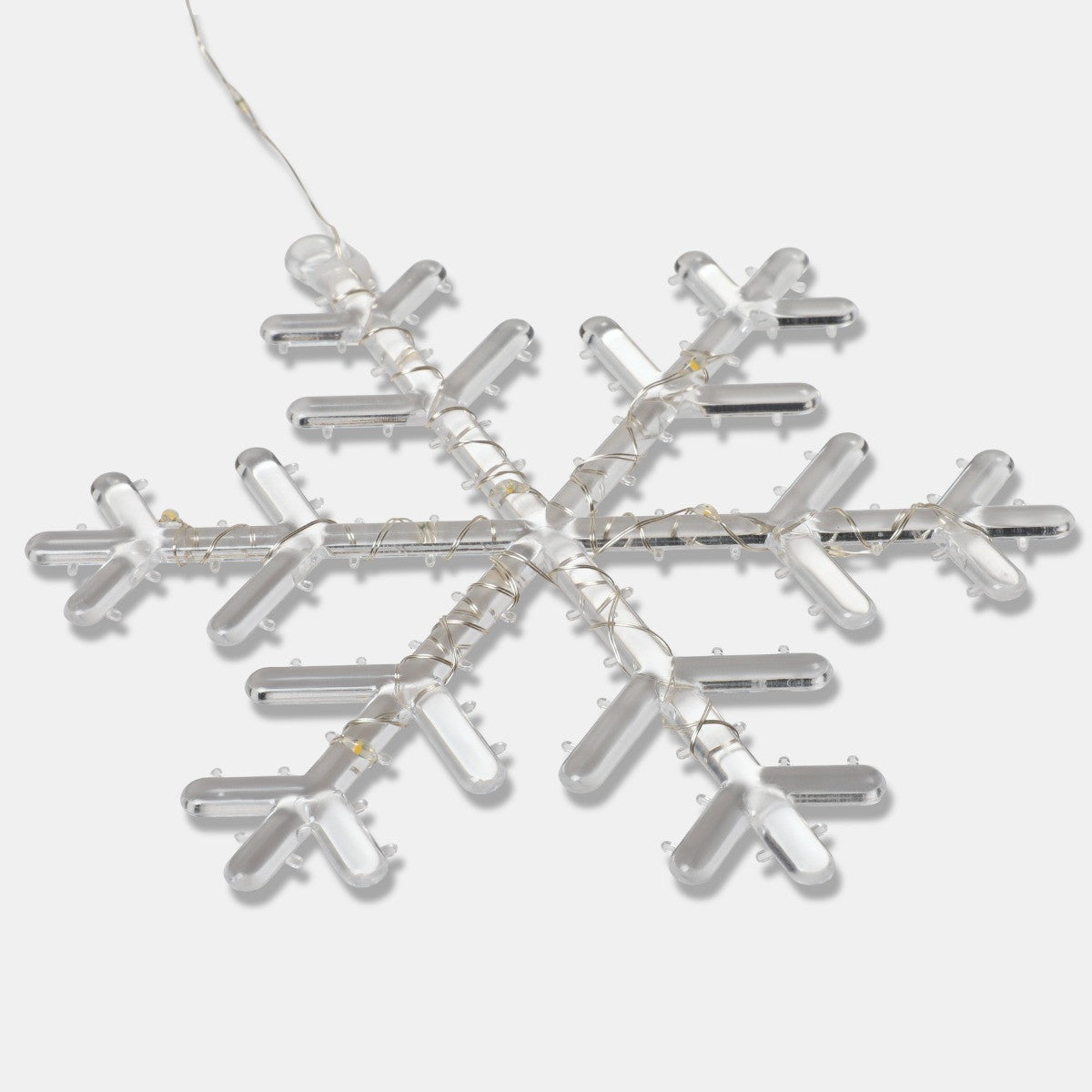 5 Pack Snowflake Curtain Lights - Warm White 🇬🇧