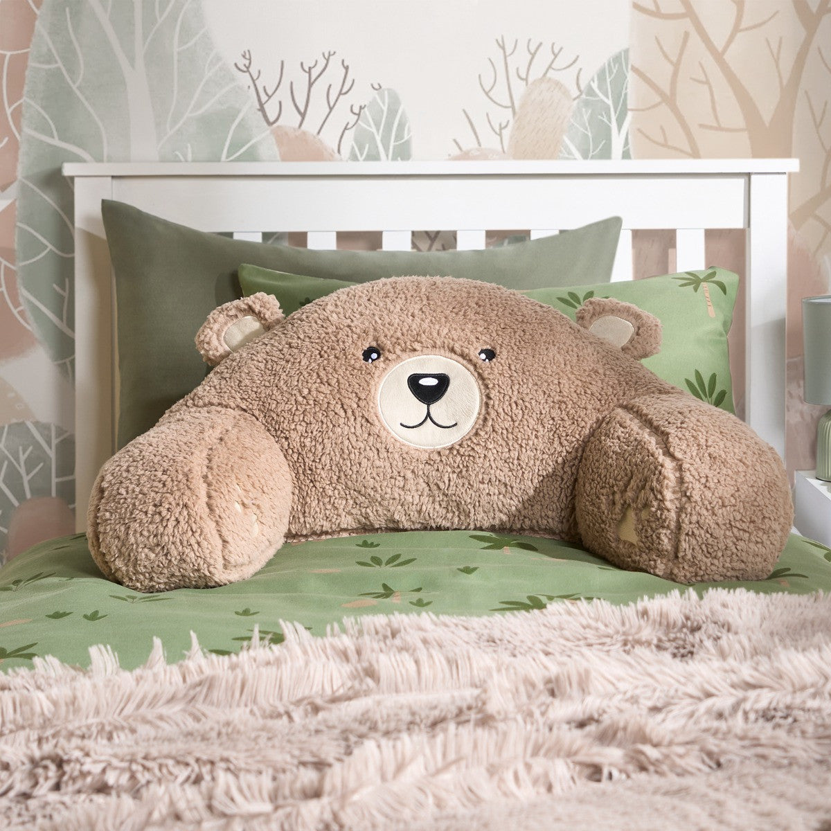 Kids Bear Cuddle Cushion - Brown 🇬🇧