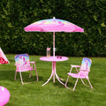 Kids Colour Block Bistro Set with Parasol 🇬🇧