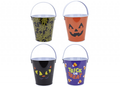 Printed Halloween Tin Candy Buckets (Assorted) 🇬🇧