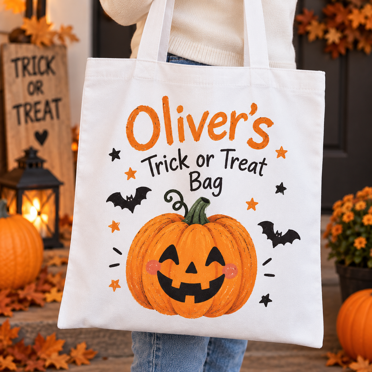 Personalised Halloween Treat Bag 🇬🇧