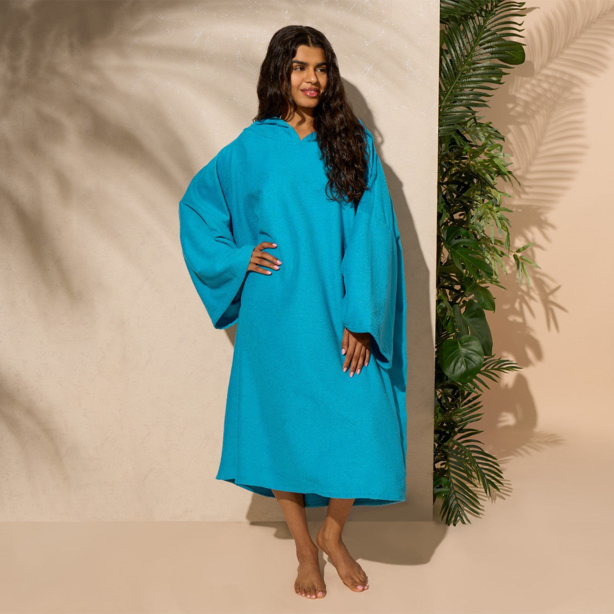 Adult Towel Poncho - Khaki 🇬🇧