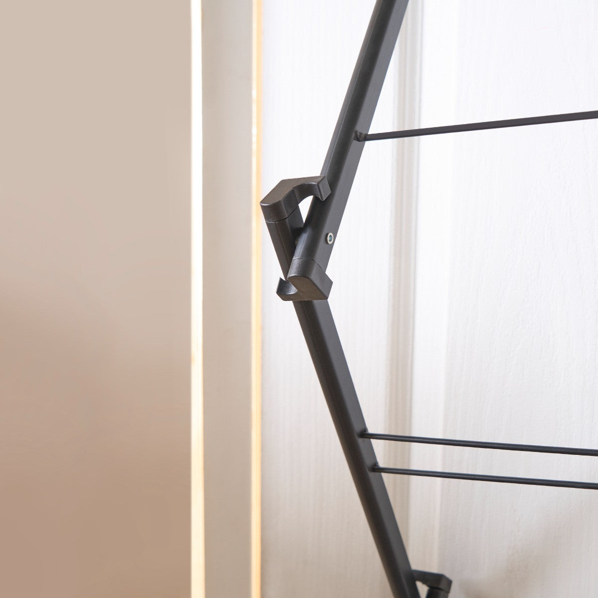 5m Over Door Concertina Airer - Black 🇬🇧